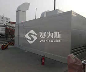萊蕪中石油26加油站加氣設備隔聲罩