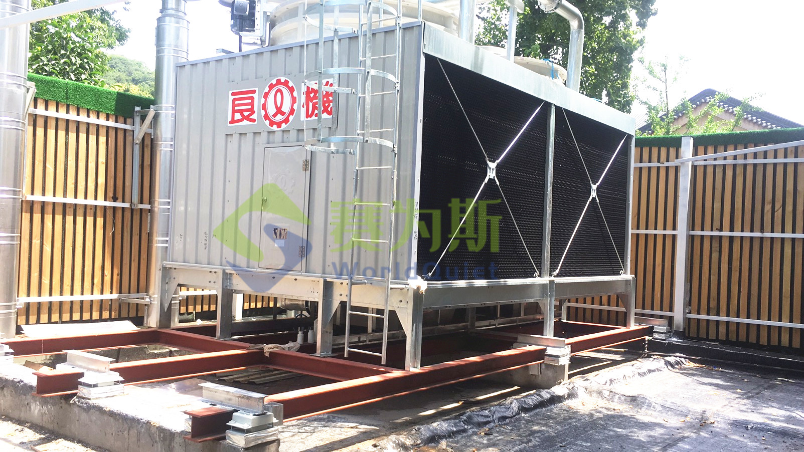 裙樓冷卻塔噪音治理方案簡述