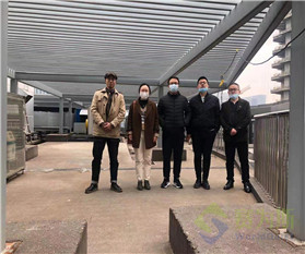 客戶實地考察項目現場