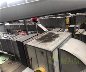 蘇州協鑫油煙風機降噪施工