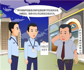 瀘州某某建材有限公司廠界環境噪聲超標案