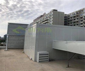 排油煙風機噪聲治理——蘇州附二院屋面設備降噪